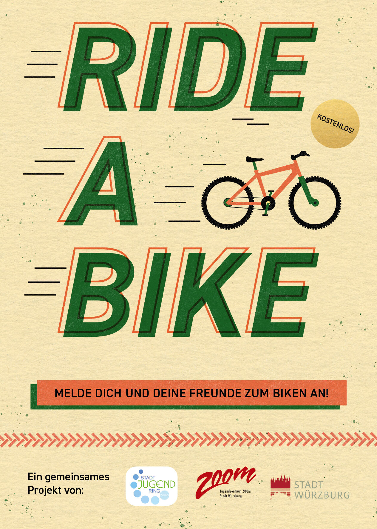 Ride A Bike Flyer Vorderseite
